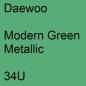 Preview: Daewoo, Modern Green Metallic, 34U.